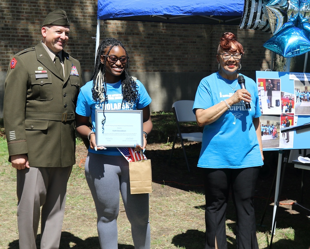 125 Years after Illinois National Guard's 8th Infantry First Deployed, Its Association Awards Scholarships to Local Youth