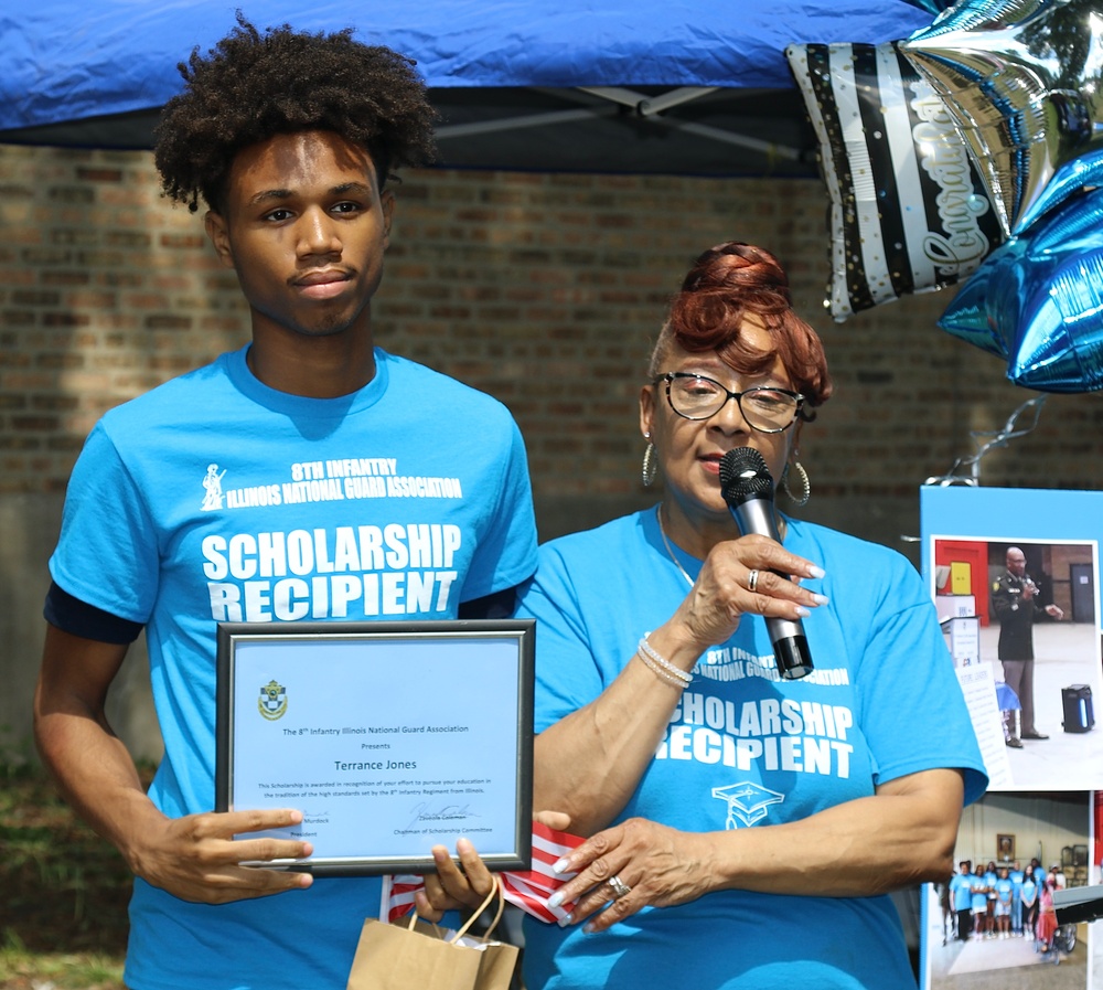 125 Years after Illinois National Guard's 8th Infantry First Deployed, Its Association Awards Scholarships to Local Youth