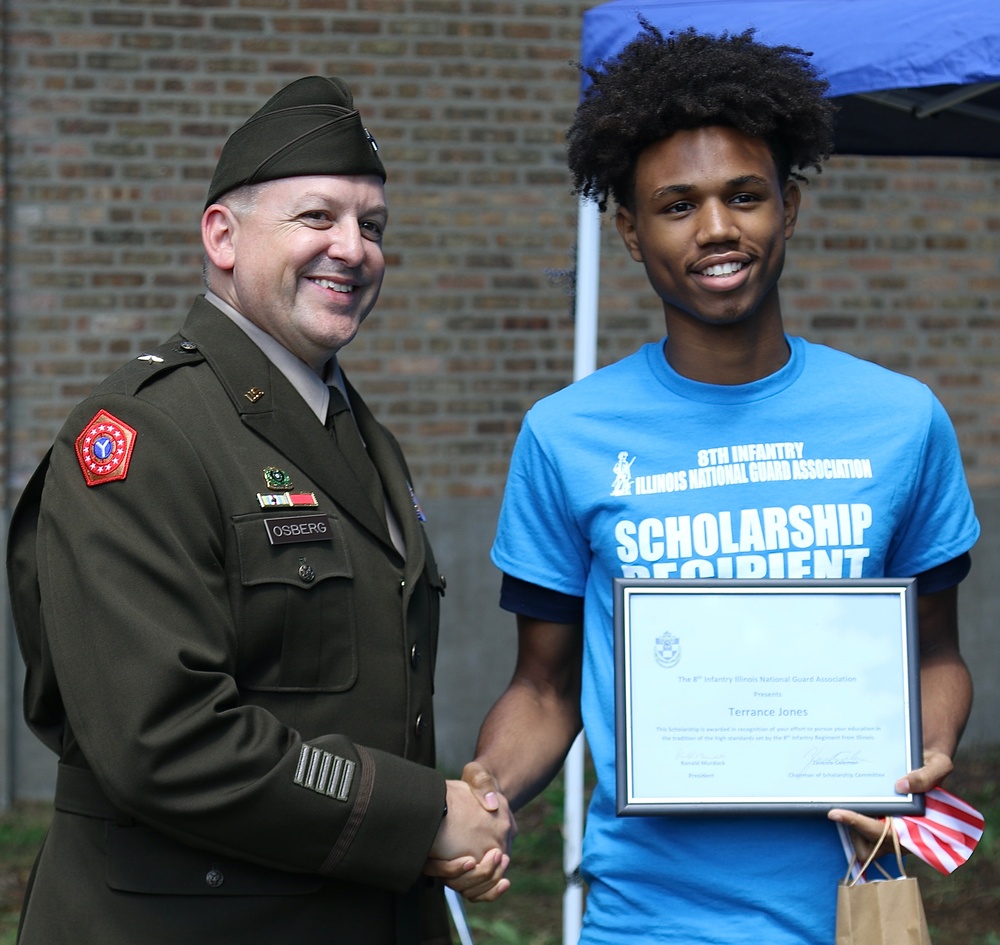 125 Years after Illinois National Guard's 8th Infantry First Deployed, Its Association Awards Scholarships to Local Youth