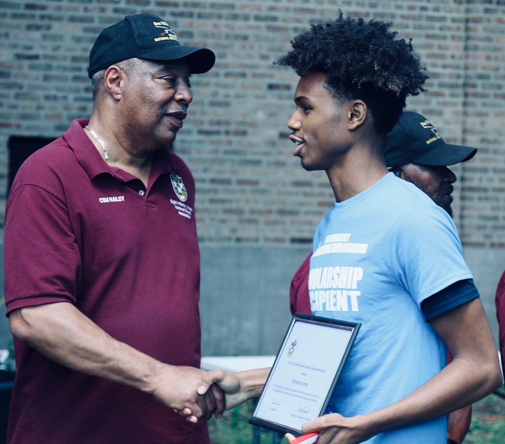 125 Years after Illinois National Guard's 8th Infantry First Deployed, Its Association Awards Scholarships to Local Youth