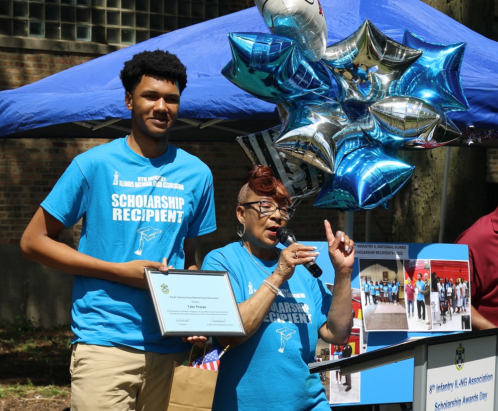 125 Years after Illinois National Guard's 8th Infantry First Deployed, Its Association Awards Scholarships to Local Youth