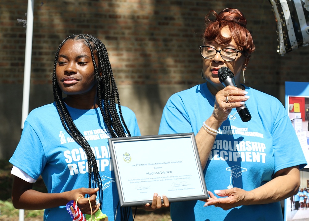 125 Years after Illinois National Guard's 8th Infantry First Deployed, Its Association Awards Scholarships to Local Youth