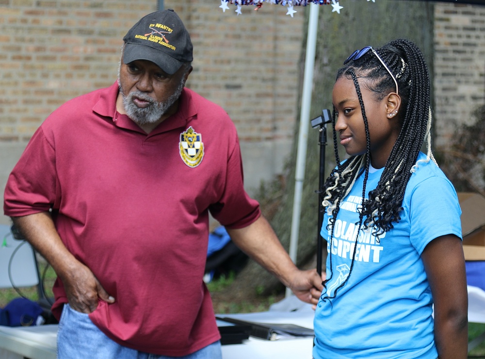 125 Years after Illinois National Guard's 8th Infantry First Deployed, Its Association Awards Scholarships to Local Youth