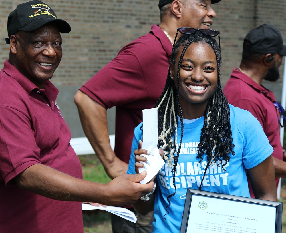 125 Years after Illinois National Guard's 8th Infantry First Deployed, Its Association Awards Scholarships to Local Youth