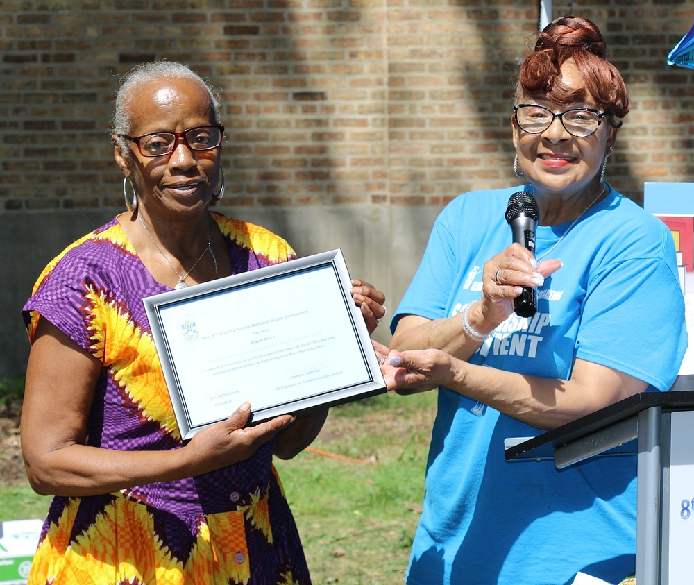 125 Years after Illinois National Guard's 8th Infantry First Deployed, Its Association Awards Scholarships to Local Youth