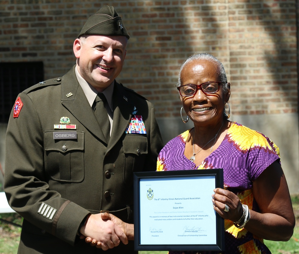 125 Years after Illinois National Guard's 8th Infantry First Deployed, Its Association Awards Scholarships to Local Youth