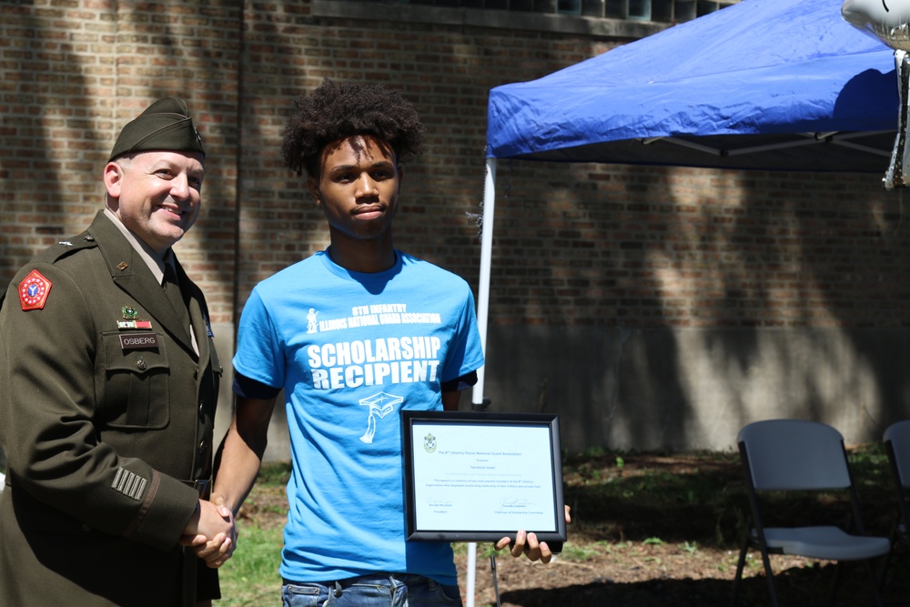 125 Years after Illinois National Guard's 8th Infantry First Deployed, Its Association Awards Scholarships to Local Youth