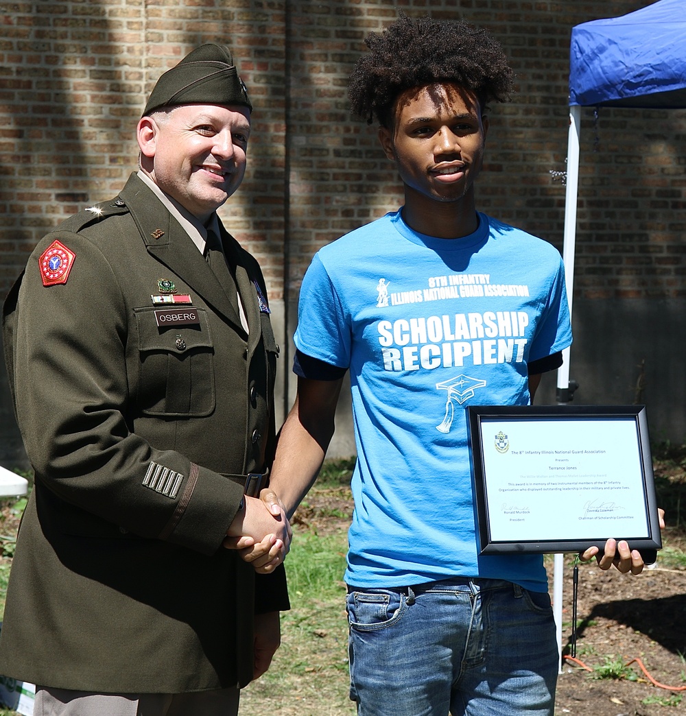 125 Years after Illinois National Guard's 8th Infantry First Deployed, Its Association Awards Scholarships to Local Youth