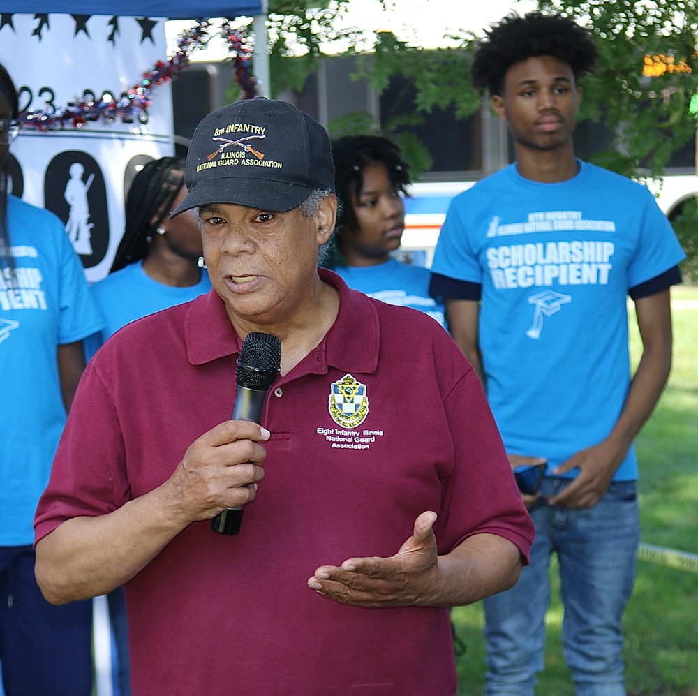 125 Years after Illinois National Guard's 8th Infantry First Deployed, Its Association Awards Scholarships to Local Youth