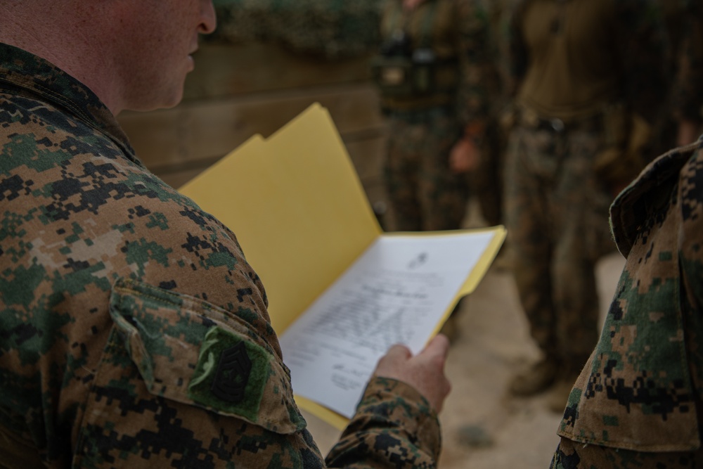 U.S. Marine meritoriously promoted on deployment