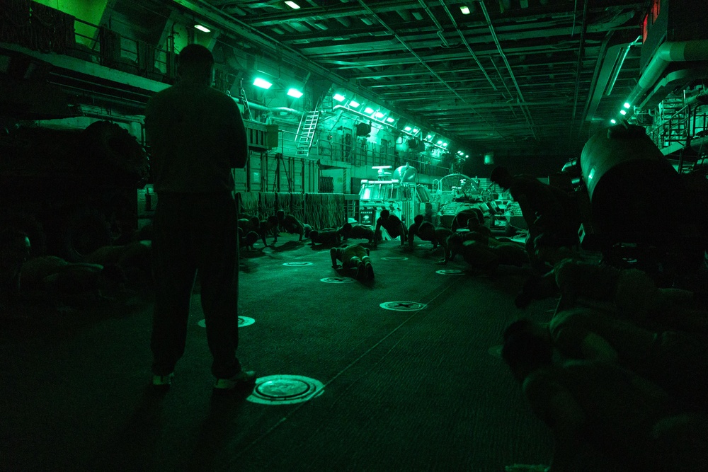 Corporal's Course Aboard The USS Greenbay