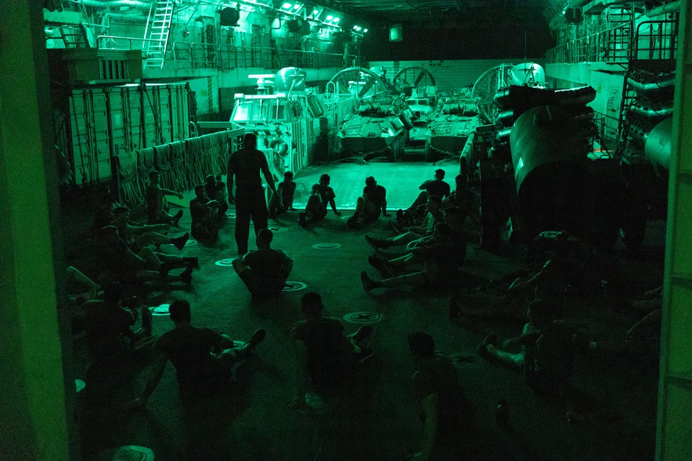 Corporal's Course Aboard The USS Greenbay