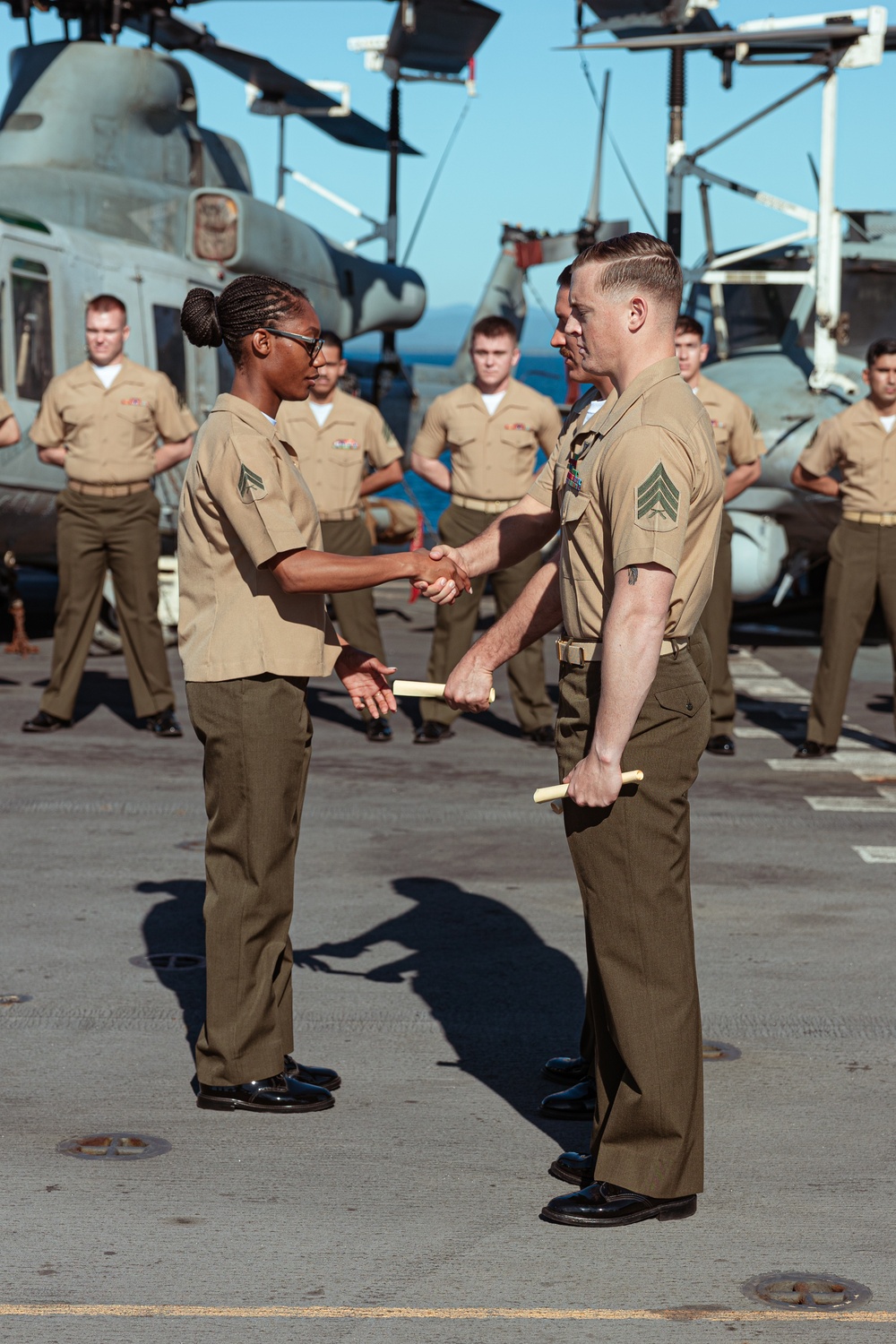 Corporal’s Course Graduation aboard USS Green Bay