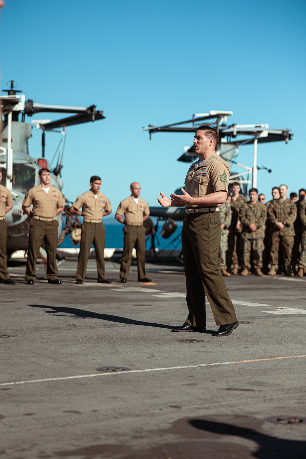 Corporal’s Course Graduation aboard USS Green Bay