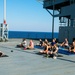 USS Mount Whitney Yoga Class