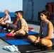 USS Mount Whitney Yoga Class