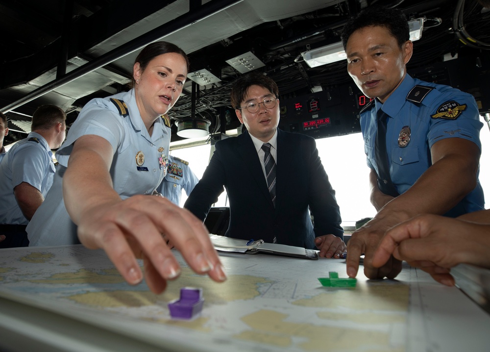 US and Korea Coast Guards Plan At-Sea Engagement Onboard USCG Munro