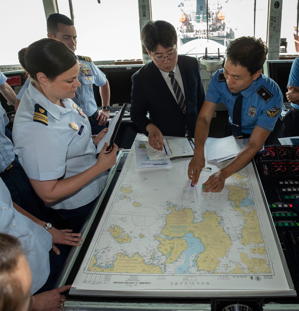 US and Korea Coast Guards Plan At-Sea Engagement Onboard USCG Munro