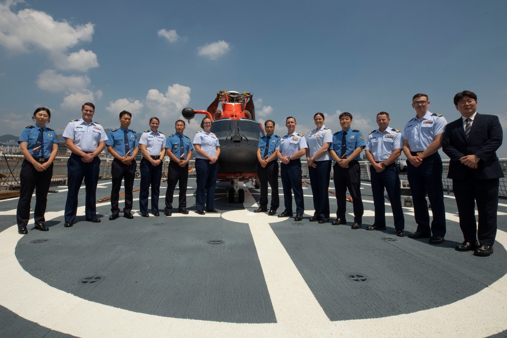 US and Korea Coast Guards Plan At-Sea Engagement Onboard USCG Munro