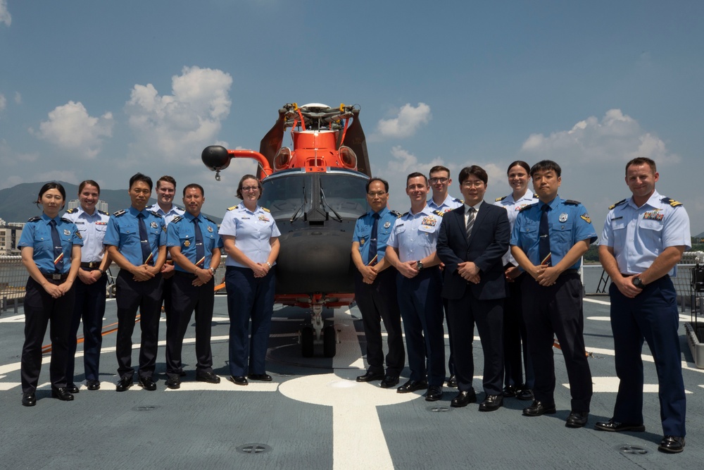 US and Korea Coast Guards Plan At-Sea Engagement Onboard USCG Munro