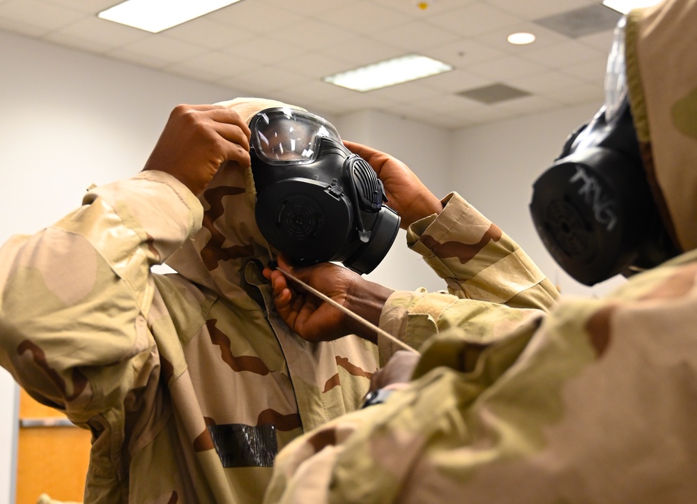 165th Airlift Wing conducts CBRN training