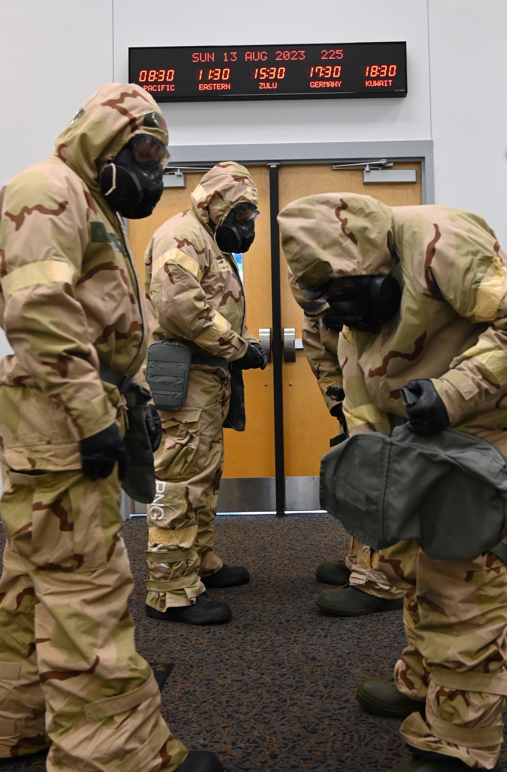 165th Airlift Wing conducts CBRN training