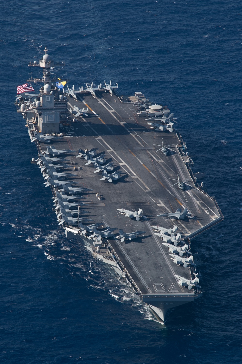 USS Gerald R. Ford steam with NATO Allies and Partners