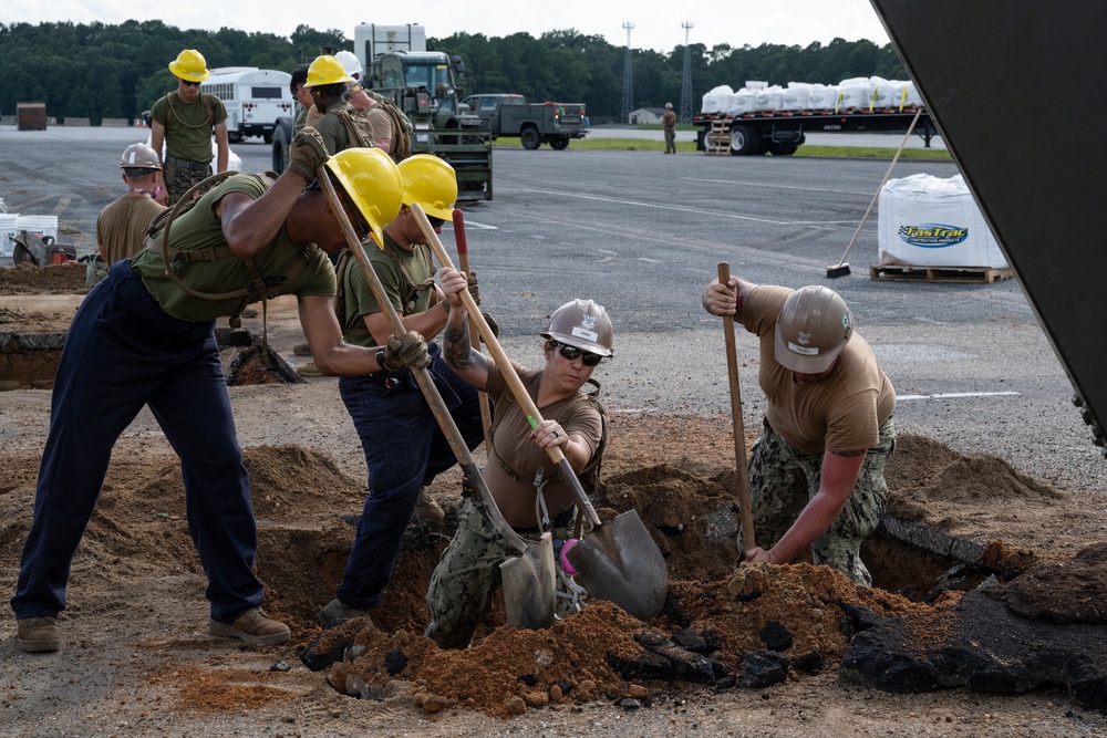 US Navy, Marines train at Seymour Johnson AFB during LSE 2023