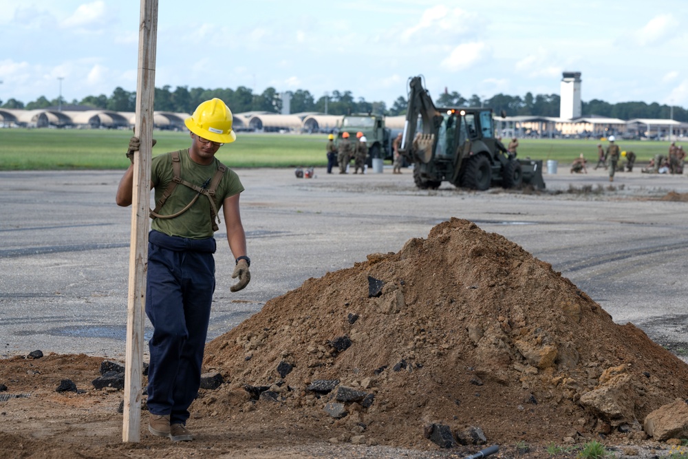 US Navy, Marines train at Seymour Johnson AFB during LSE 2023