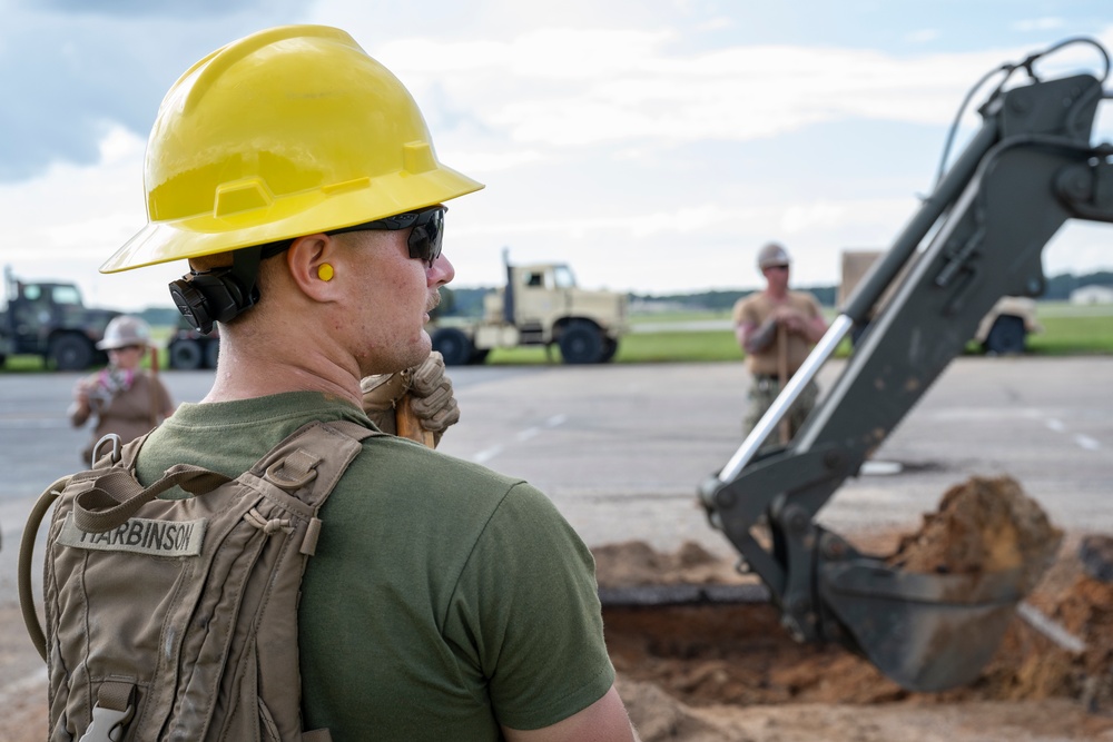 US Navy, Marines train at Seymour Johnson AFB during LSE 2023