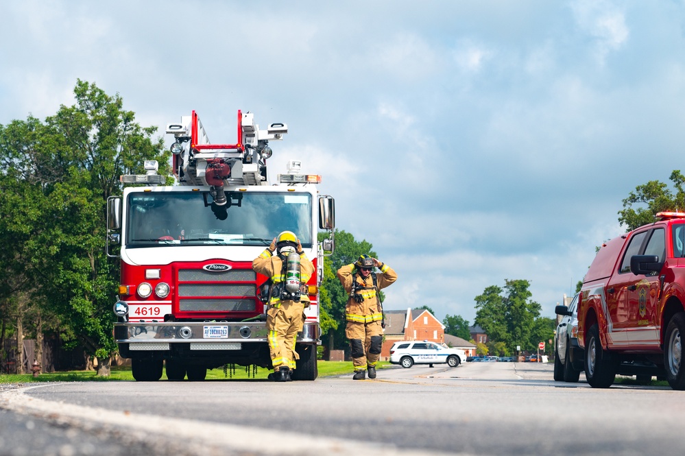 Scott AFB conducts fuel spill exercise