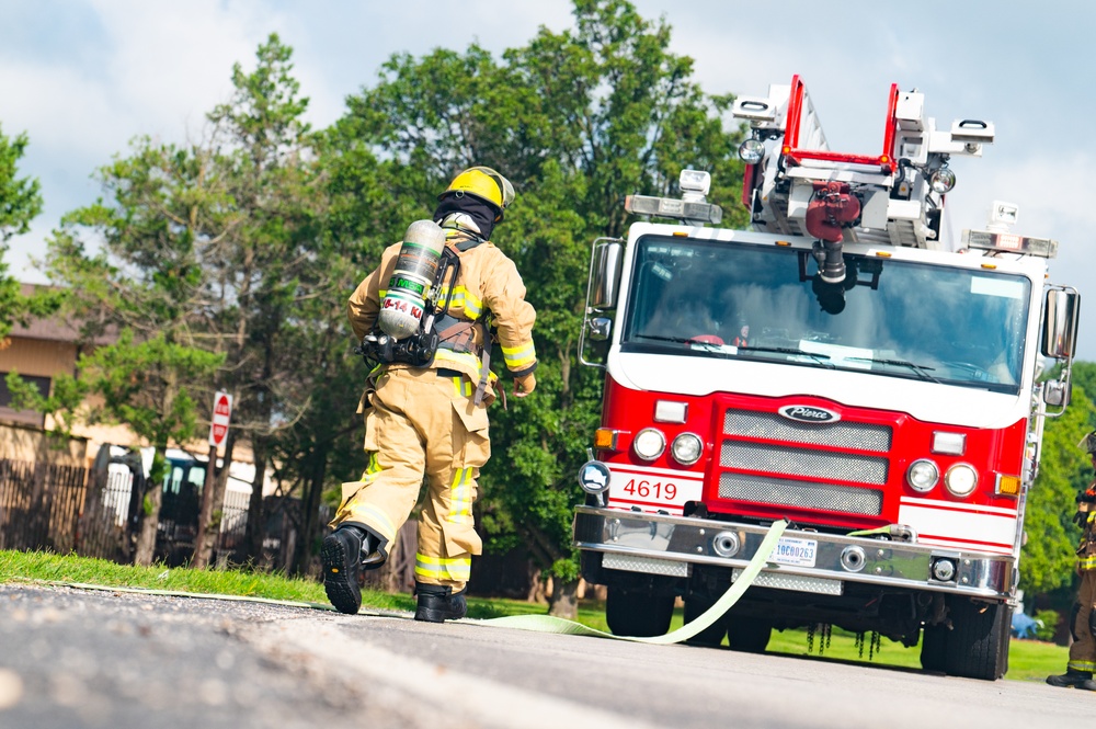 Scott AFB conducts fuel spill exercise