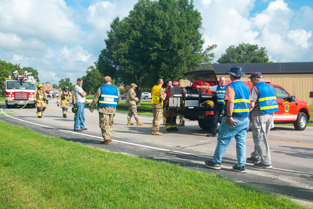 Scott AFB conducts fuel spill exercise