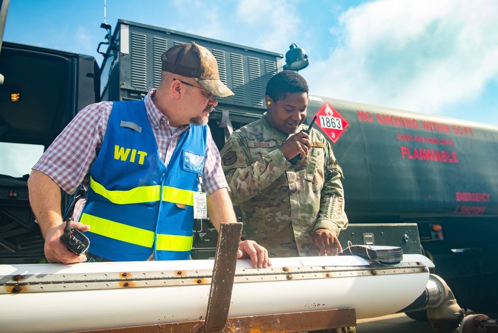 Scott AFB conducts fuel spill exercise