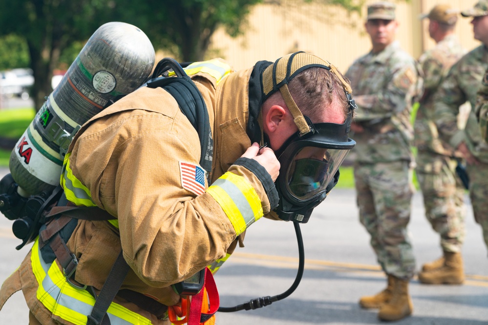 Scott AFB conducts fuel spill exercise