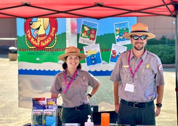 Galveston District Rangers at the Moody Gardens Air, Car and Boat Show