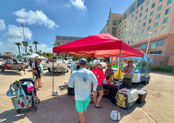 Galveston District Rangers at the Moody Gardens Air, Car and Boat Show