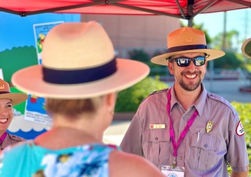 Galveston District Rangers at the Moody Gardens Air, Car and Boat Show