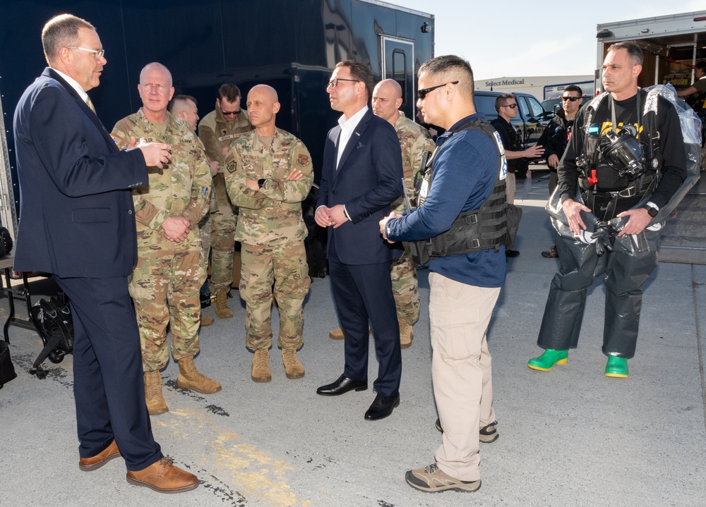 Governor Shapiro attends Pa. National Guard Weapons of Mass Destruction Civil Support Team Evaluation Exercise