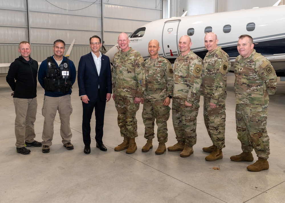 Governor Shapiro attends Pa. National Guard Weapons of Mass Destruction Civil Support Team Evaluation Exercise