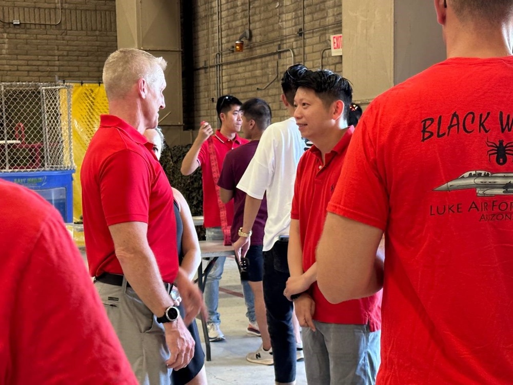 Luke celebrates National Day with Singapore partners