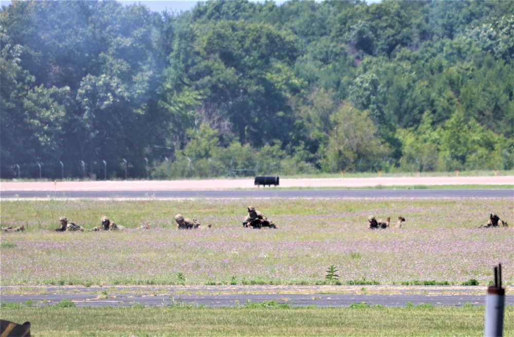 Wisconsin Army National Guard Soldiers conduct airshow 'dress rehearsal' event at Fort McCoy