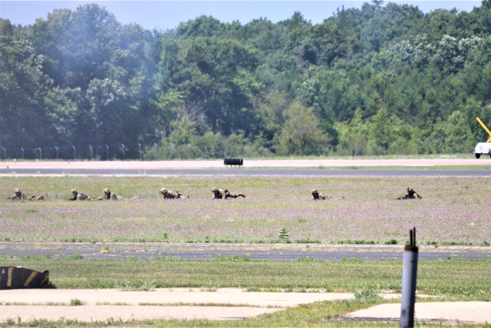 Wisconsin Army National Guard Soldiers conduct airshow 'dress rehearsal' event at Fort McCoy