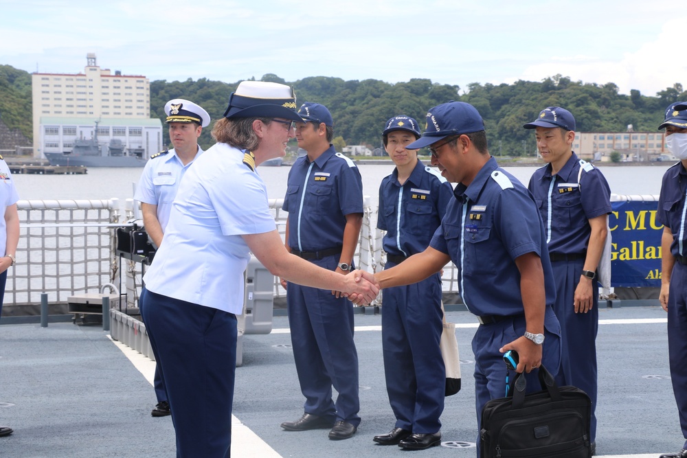 U.S. Coast Guard Cutter Munro arrives in Japan, conducts training, engagements with Japan Coast Guard