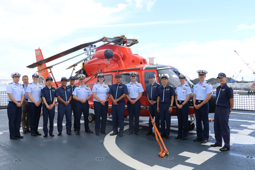 U.S. Coast Guard Cutter Munro arrives in Japan, conducts training, engagements with Japan Coast Guard