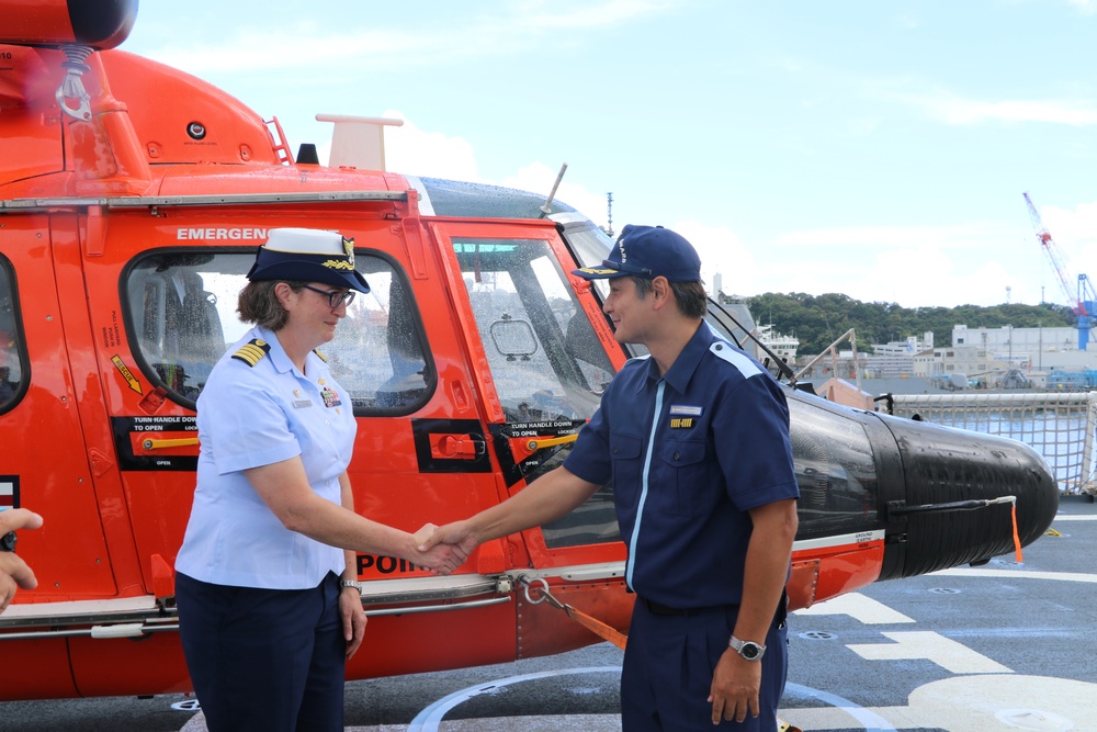 U.S. Coast Guard Cutter Munro arrives in Japan, conducts training, engagements with Japan Coast Guard