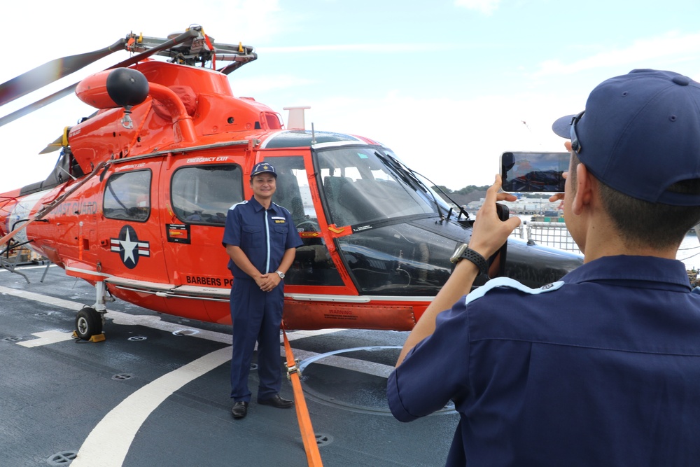 U.S. Coast Guard Cutter Munro arrives in Japan, conducts training, engagements with Japan Coast Guard