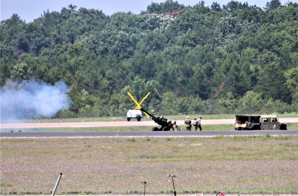 Wisconsin Army National Guard Soldiers conduct airshow 'dress rehearsal' event at Fort McCoy