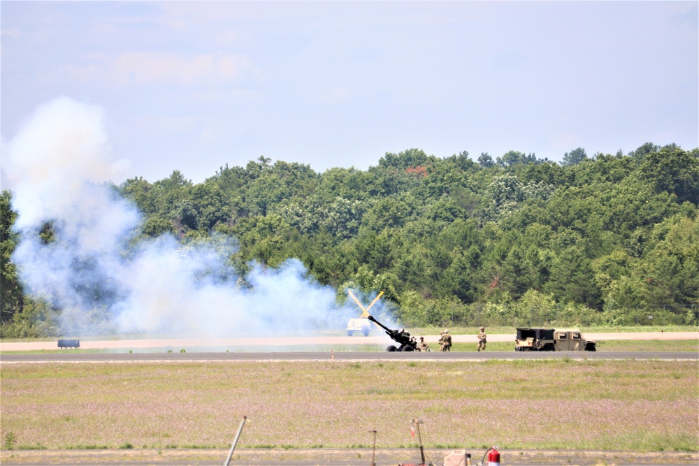 Wisconsin Army National Guard Soldiers conduct airshow 'dress rehearsal' event at Fort McCoy