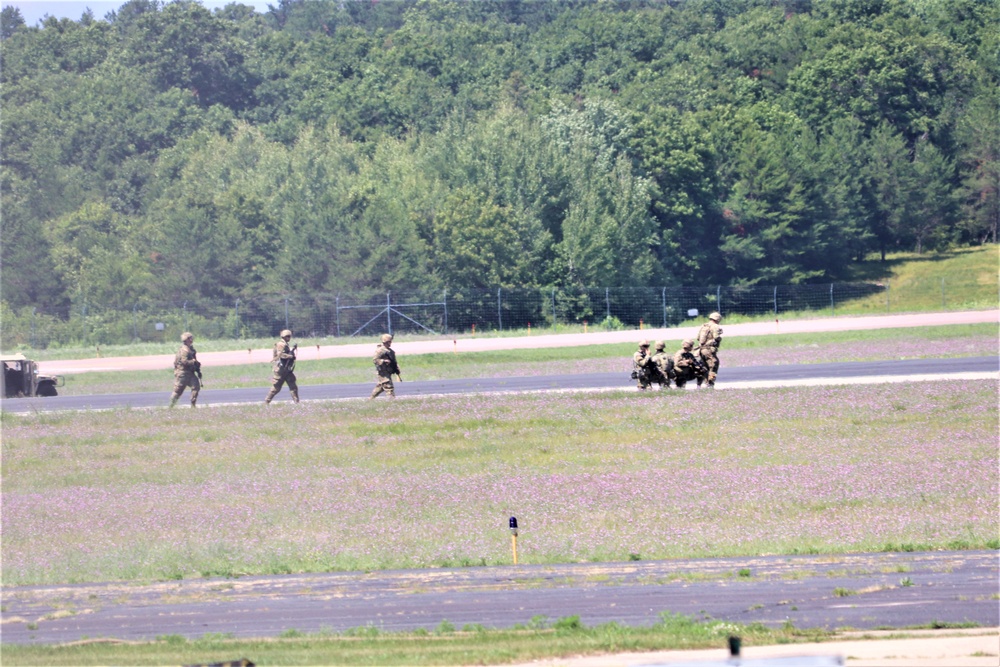 Wisconsin Army National Guard Soldiers conduct airshow 'dress rehearsal' event at Fort McCoy